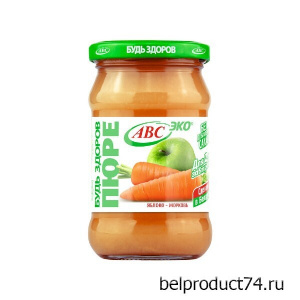 Пюре яблоко-морковь, АВС 280г