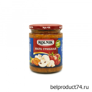 Икра грибная 430г, ТМ "Рольник"