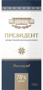 "Президент" 78%, Коммунарка, 100 г