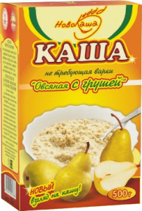 Каша Овсяная с Грушей 500 г, Новокаша