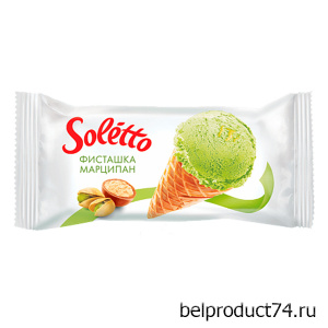 Мороженое SOLETTO "Classico" фисташка и марципан 75 г
